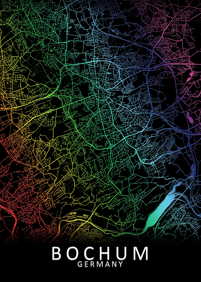 Bochum Germany City Map