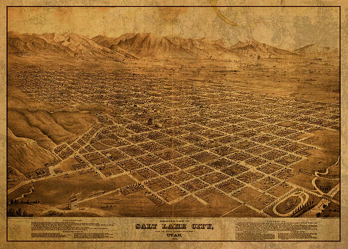 Salt Lake City Utah 1875