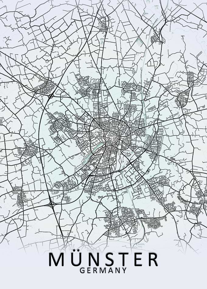 Munster Germany City Map