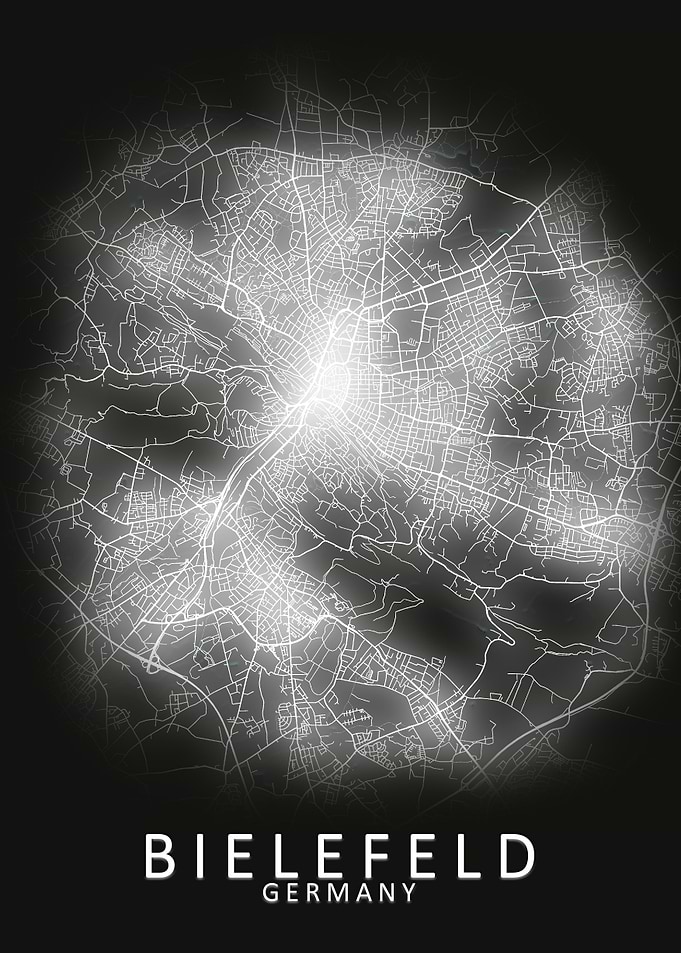 Bielefeld Germany City Map