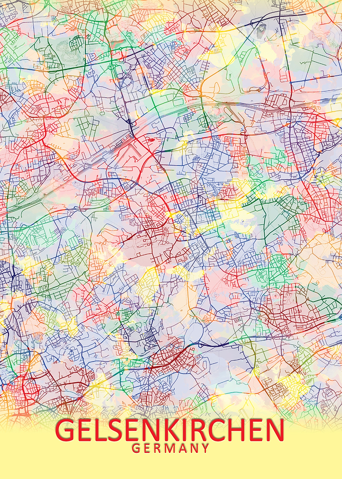 Gelsenkirchen Germany Map