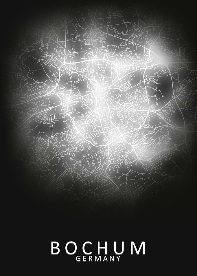 Bochum Germany City Map