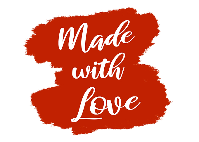 Simple text made with love