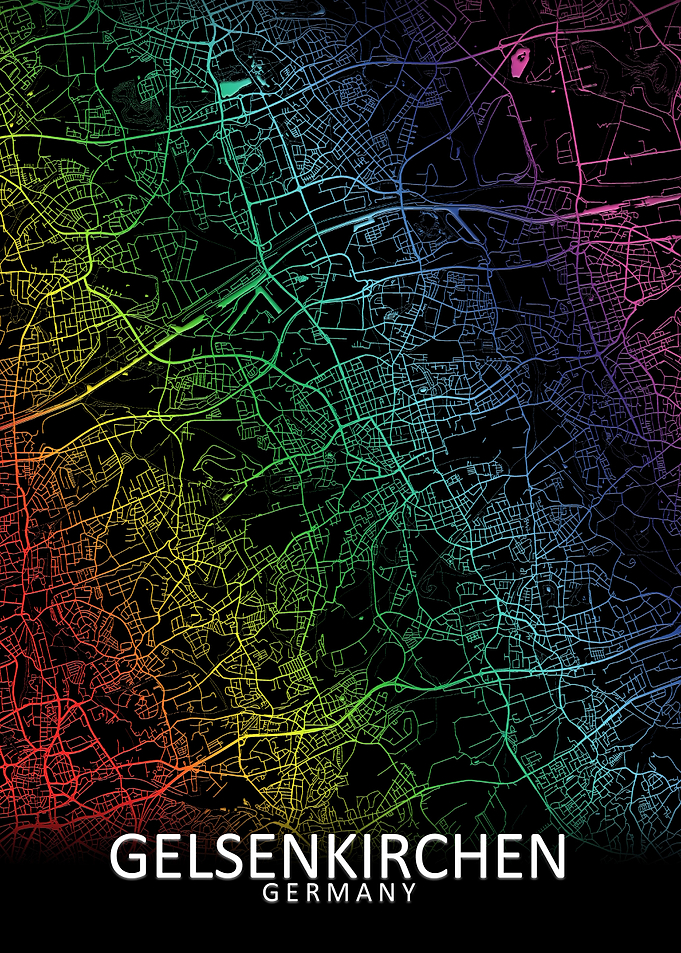 Gelsenkirchen Germany Map
