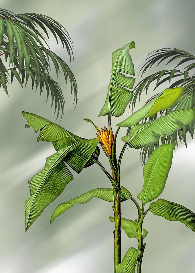 Palm tree ecoart
