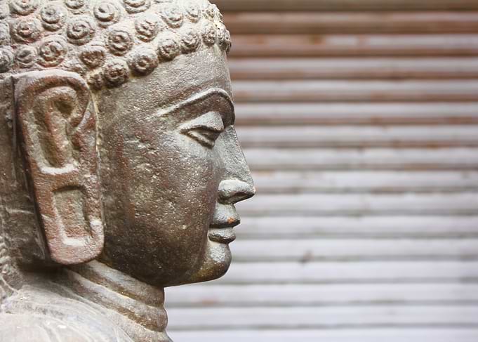 Lord Buddha Statue side