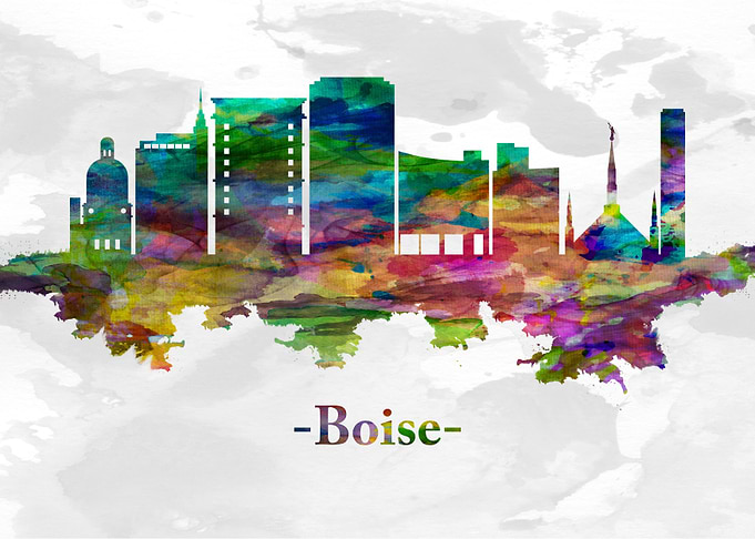 Boise Idaho skyline
