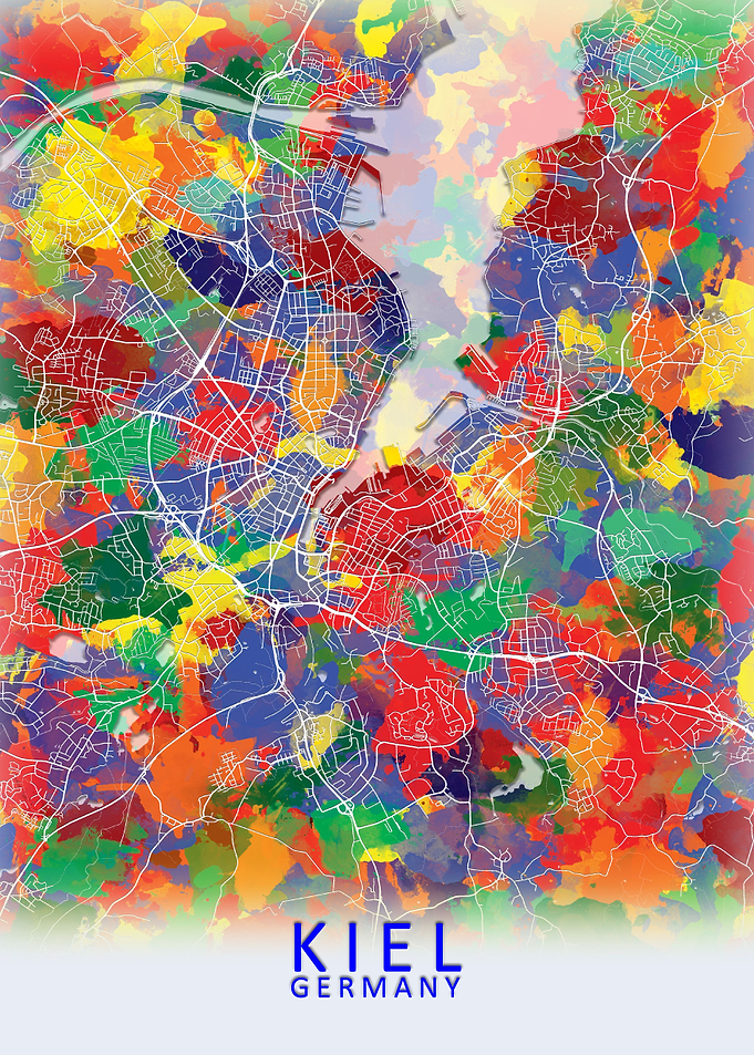 Kiel Germany City Map