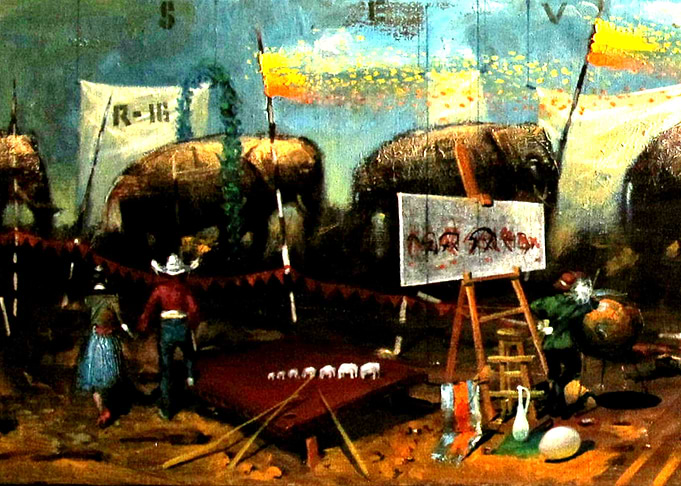 Seven elephants