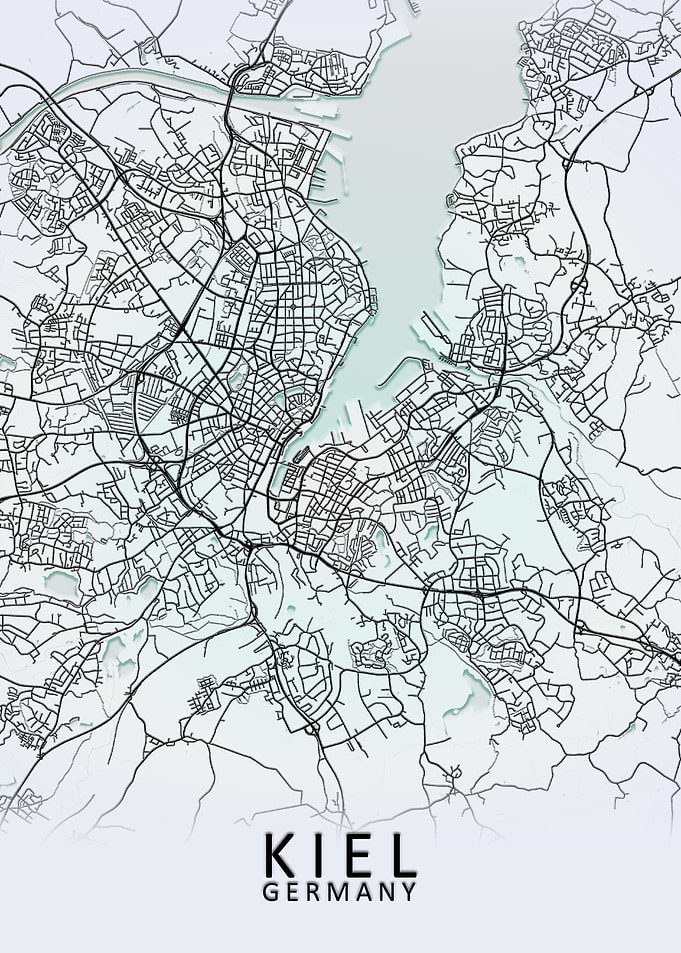 Kiel Germany City Map
