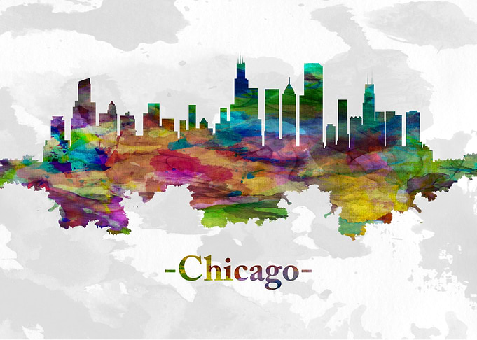 Chicago Illinois skyline