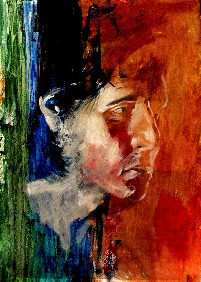Portrait of young man