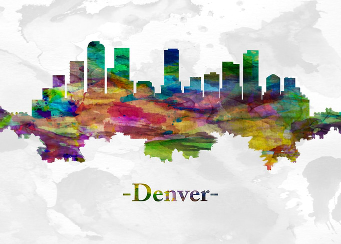 Denver Colorado skyline