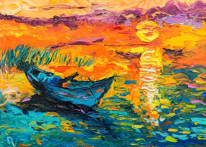 Blue boat