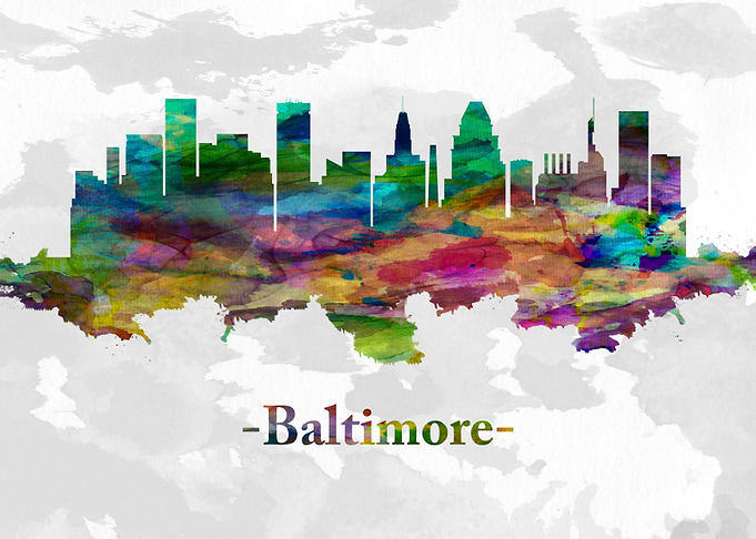 Baltimore Maryland skyline