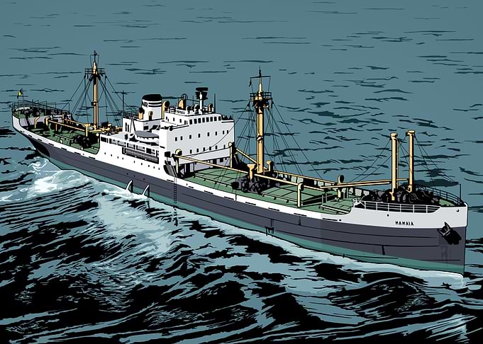 Merchant ship