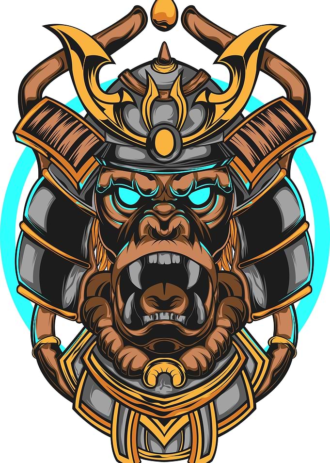 Gorilla TShirt Design