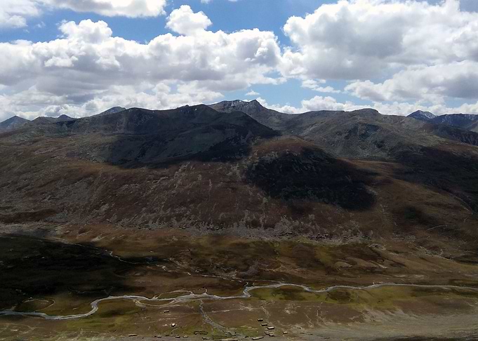 Clouds and Mountain
