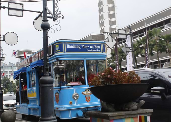 Blue Bus on Tour