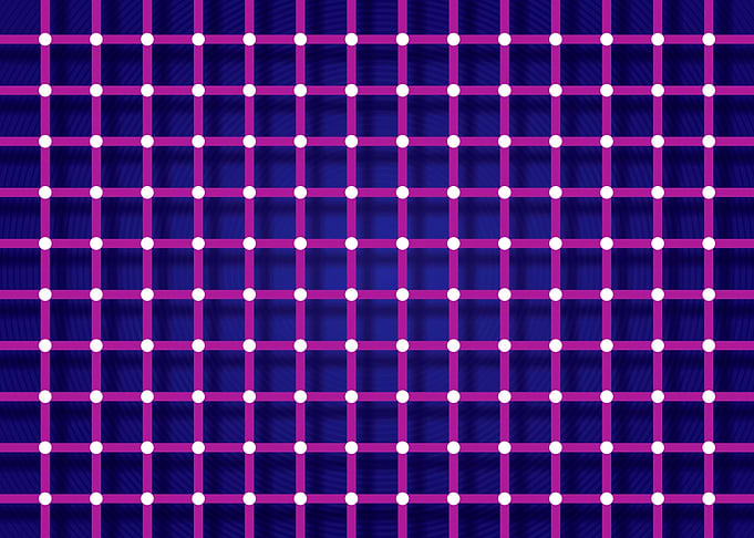 Optical Illusion Grid