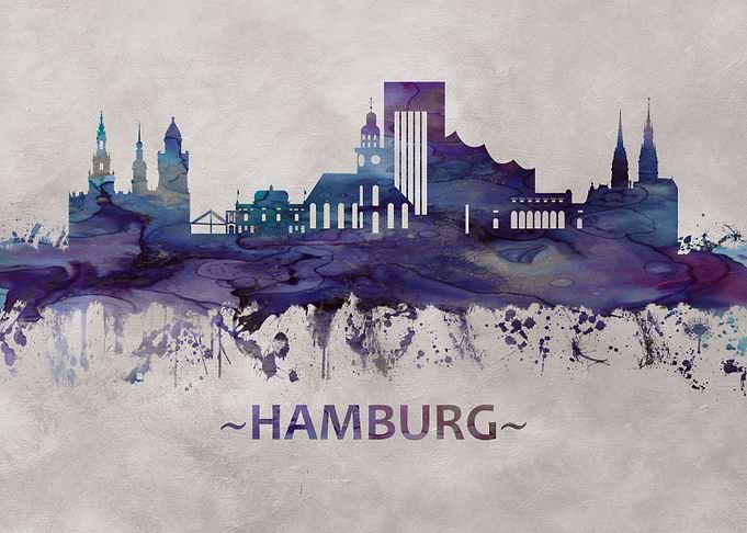 Hamburg Germany skyline