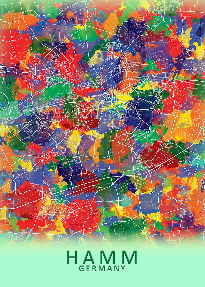 Hamm Germany City Map