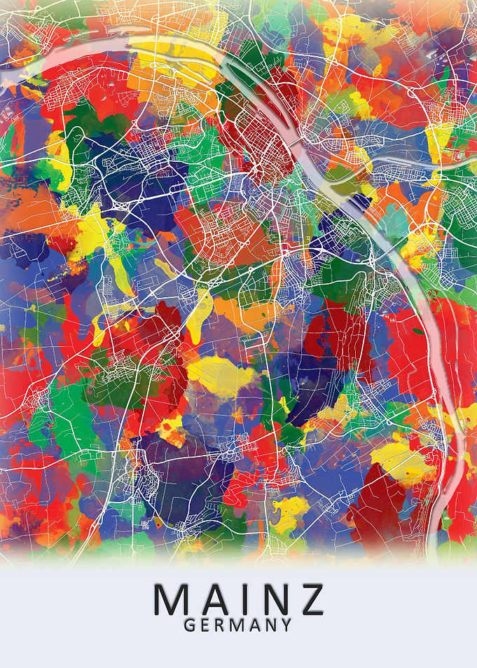 Mainz Germany City Map