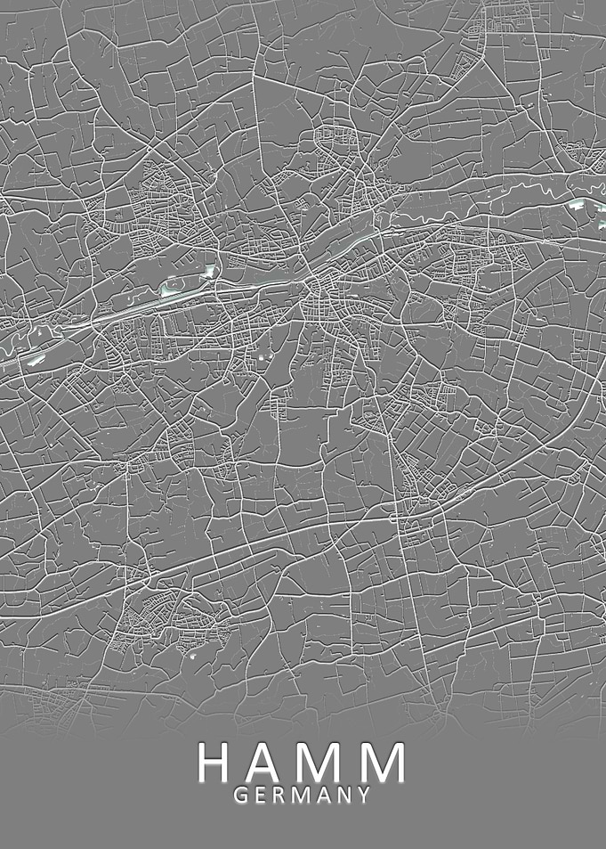Hamm Germany City Map