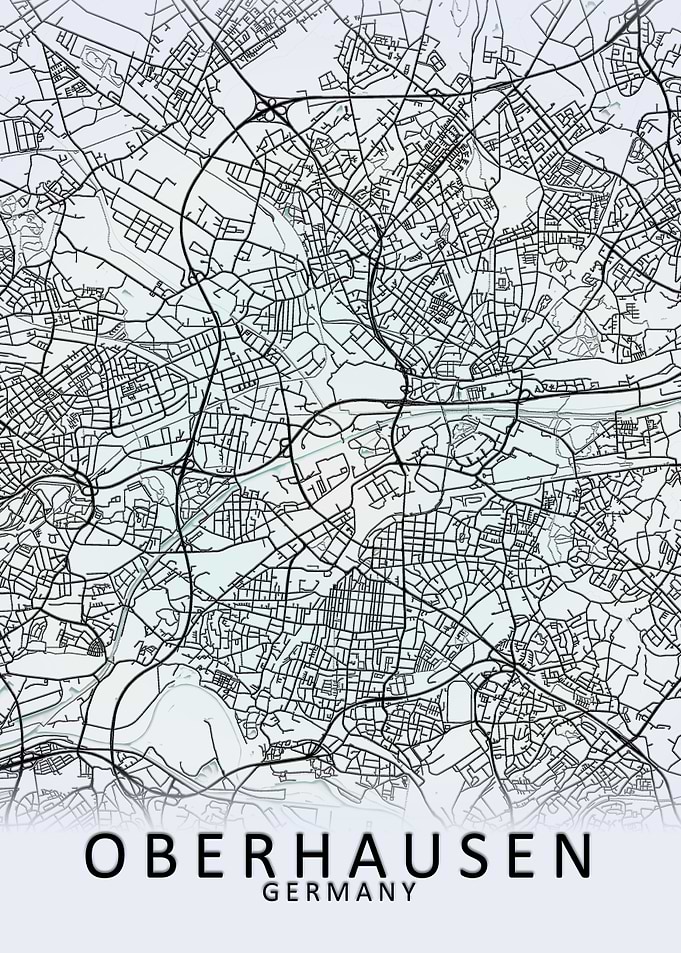 Oberhausen Germany Map