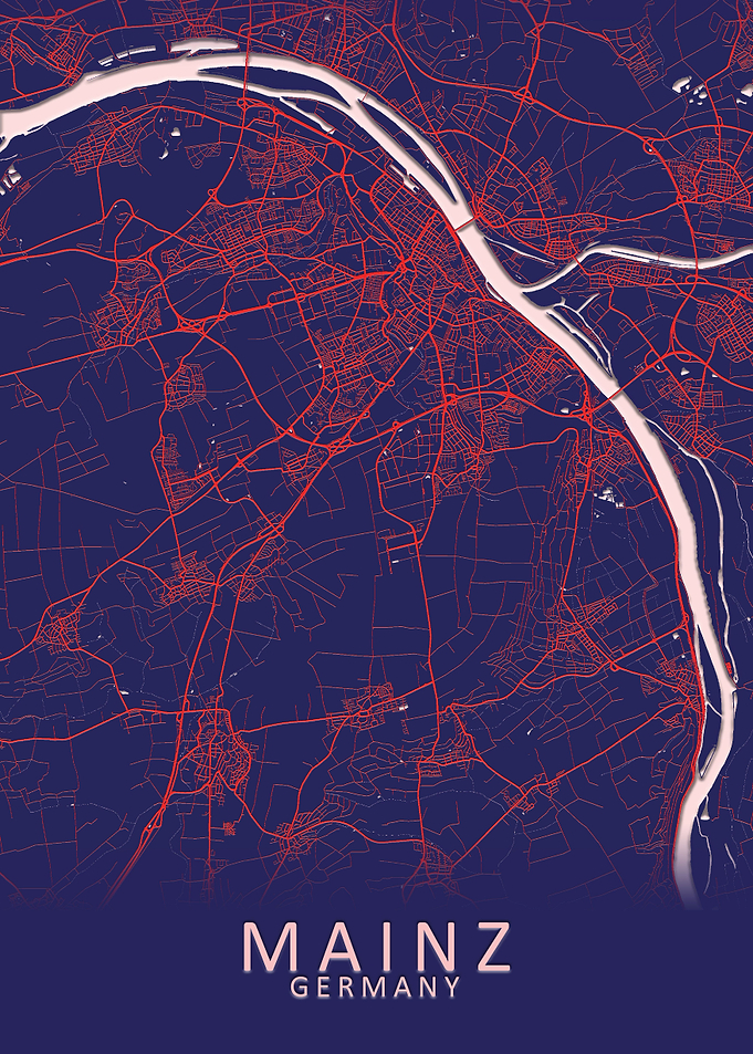 Mainz Germany City Map