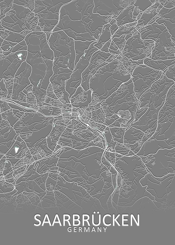 Saarbrucken Germany Map