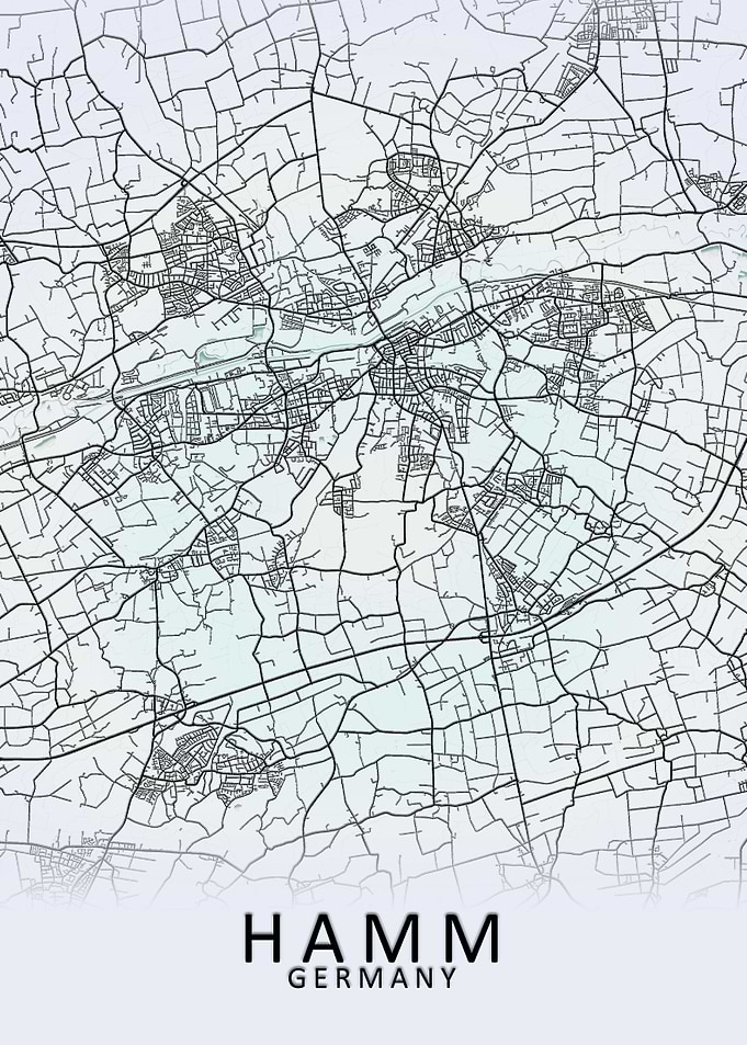 Hamm Germany City Map