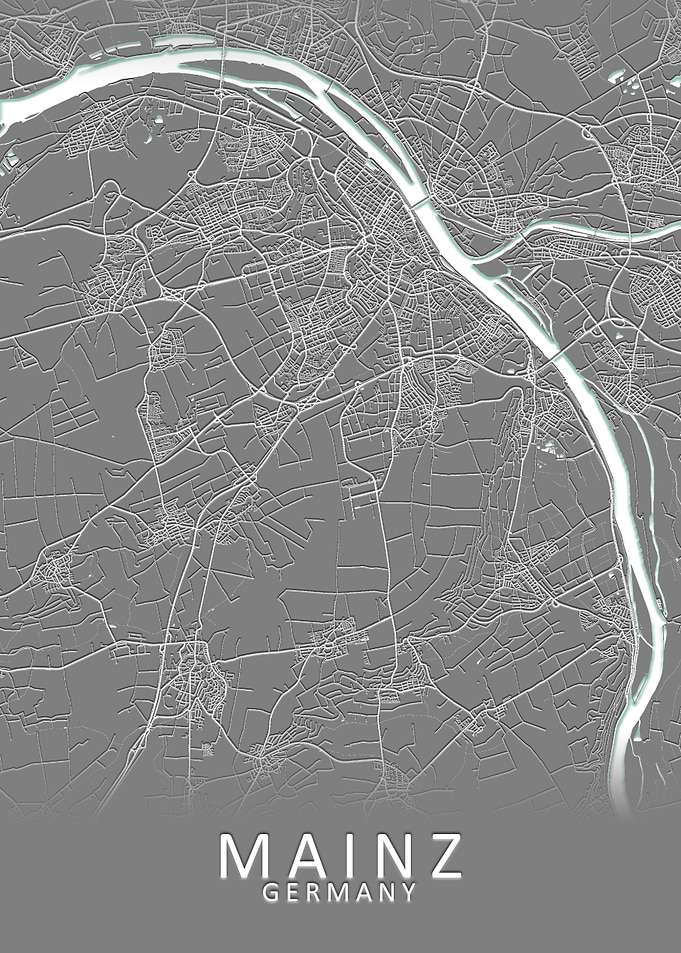 Mainz Germany City Map