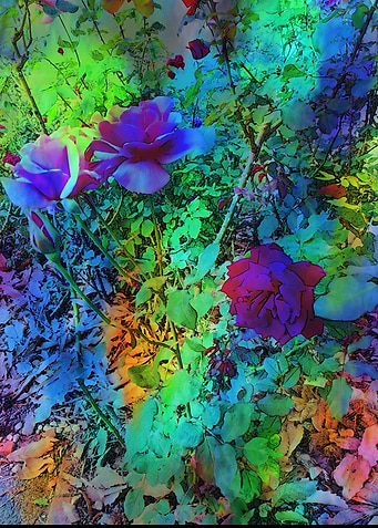 Rainbow explosion