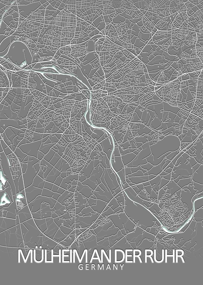 Mulheim Germany City Map