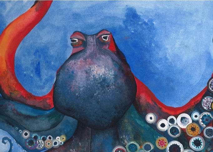Red Octopus