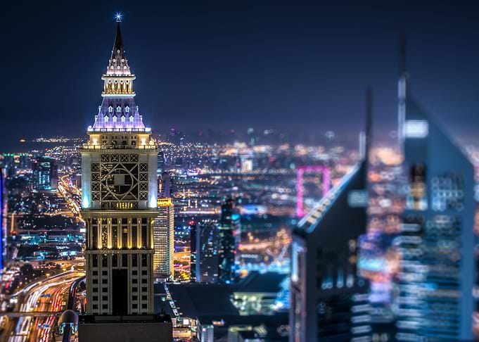 Dubai Night View