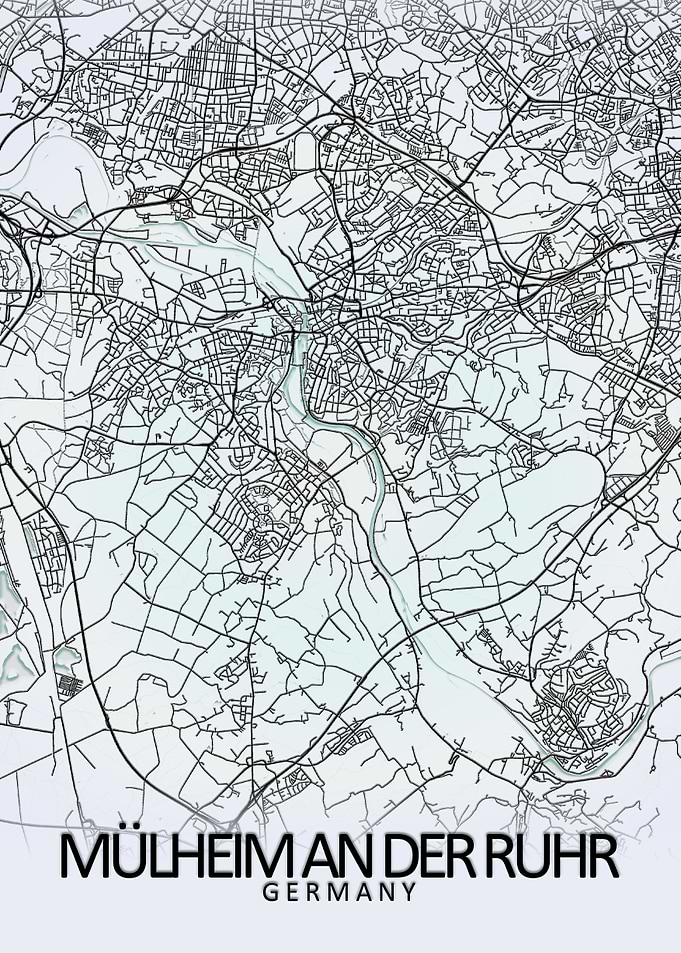 Mulheim Germany City Map