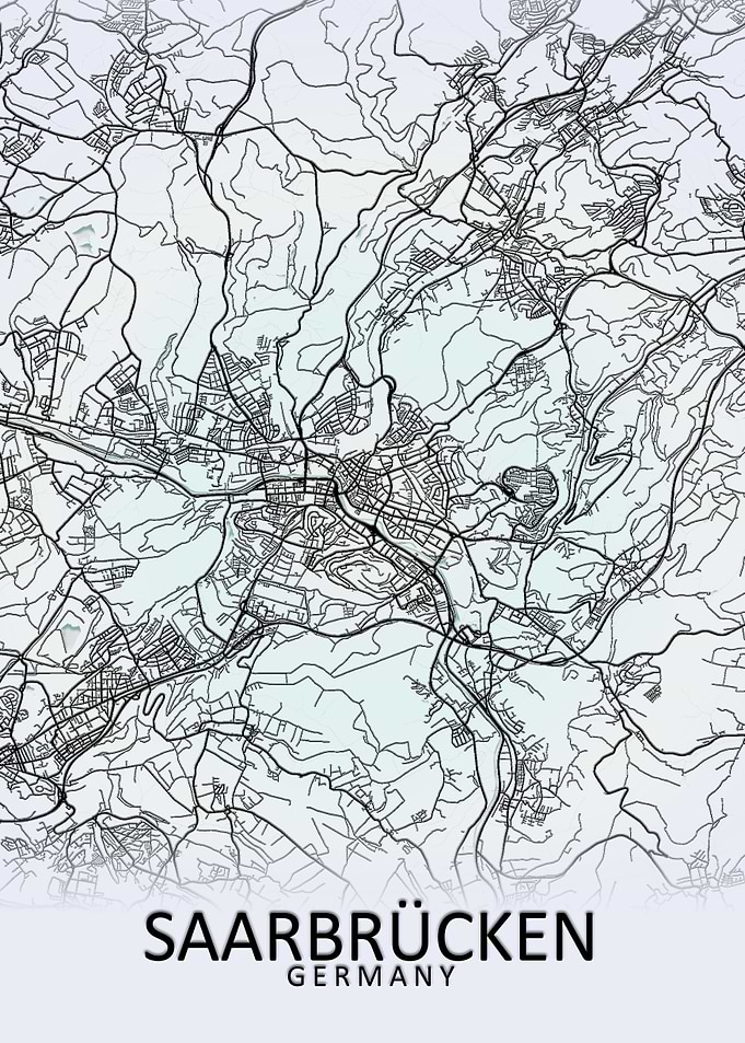 Saarbrucken Germany Map