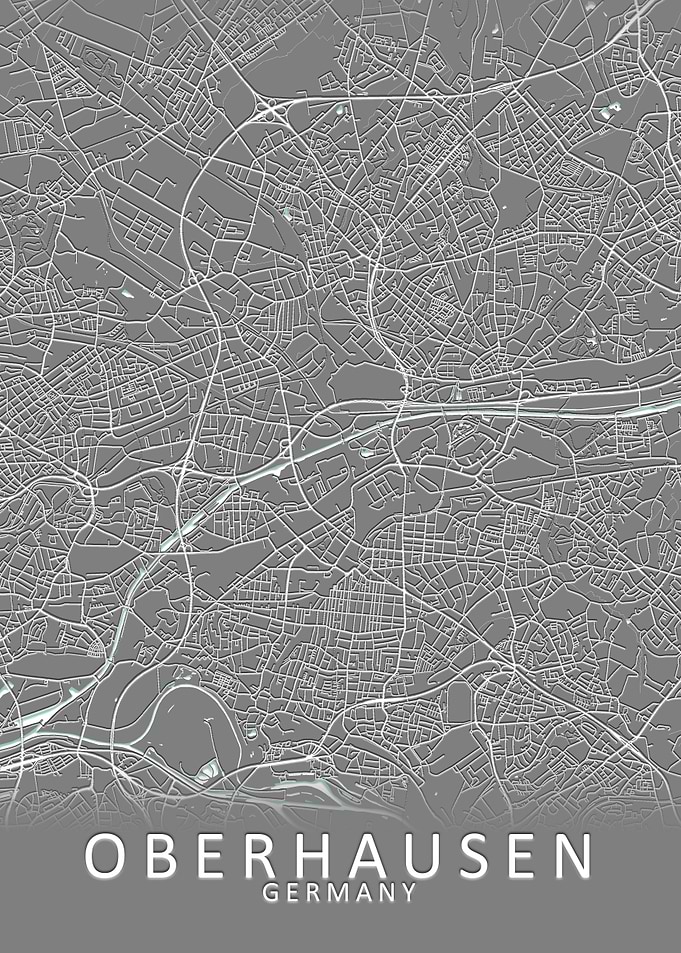 Oberhausen Germany Map