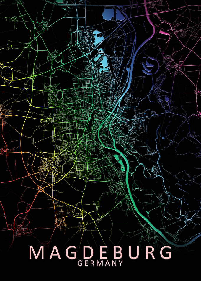 Magdeburg Germany City Map