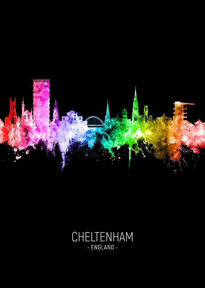Cheltenham England Skyline