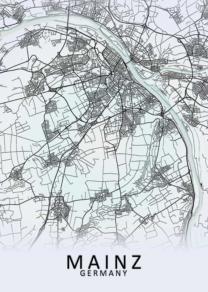 Mainz Germany City Map