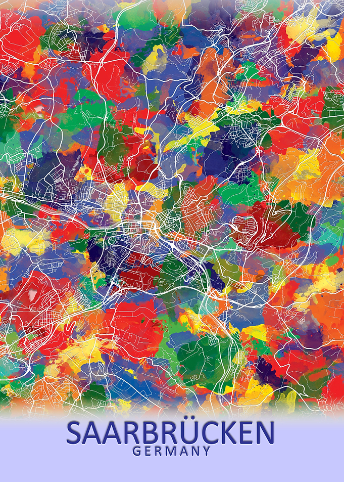 Saarbrucken Germany Map