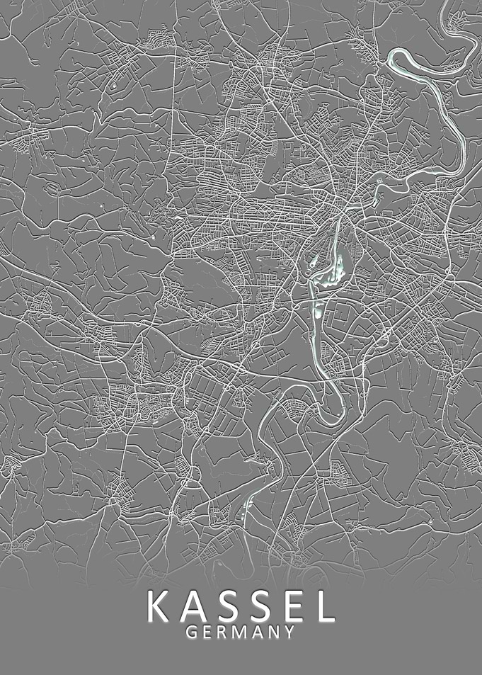 Kassel Germany City Map