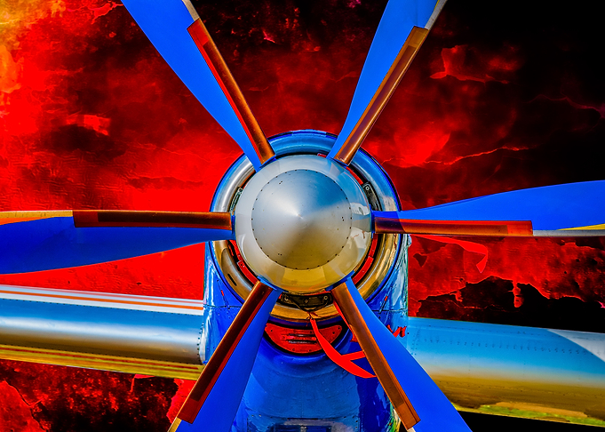 Blue Propeller