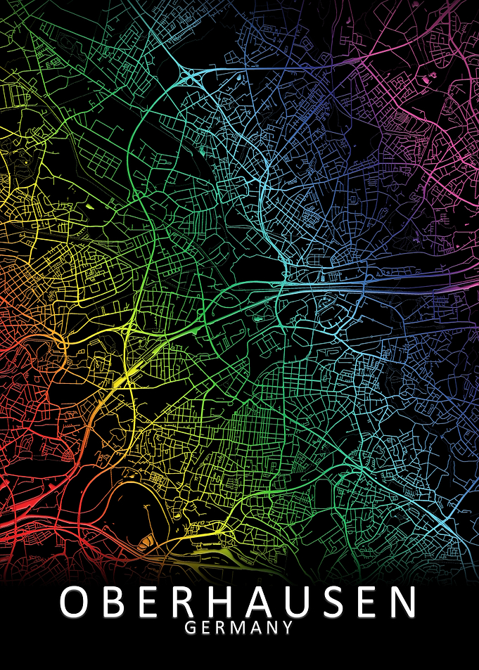 Oberhausen Germany Map