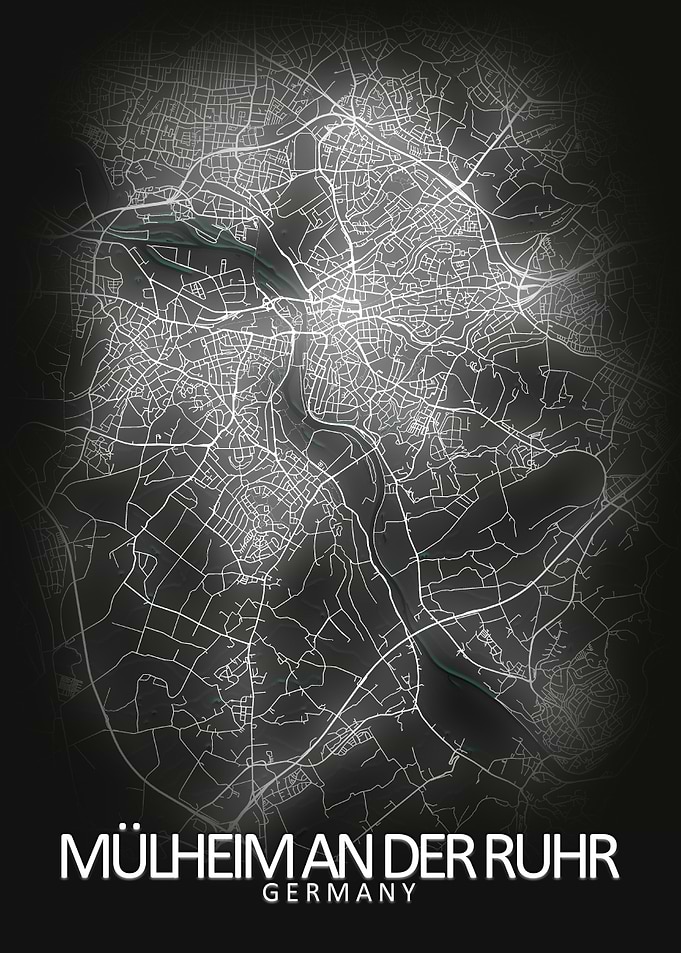 Mulheim Germany City Map