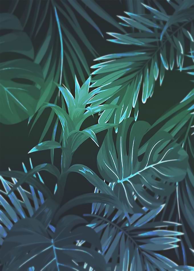 Tropical leaves