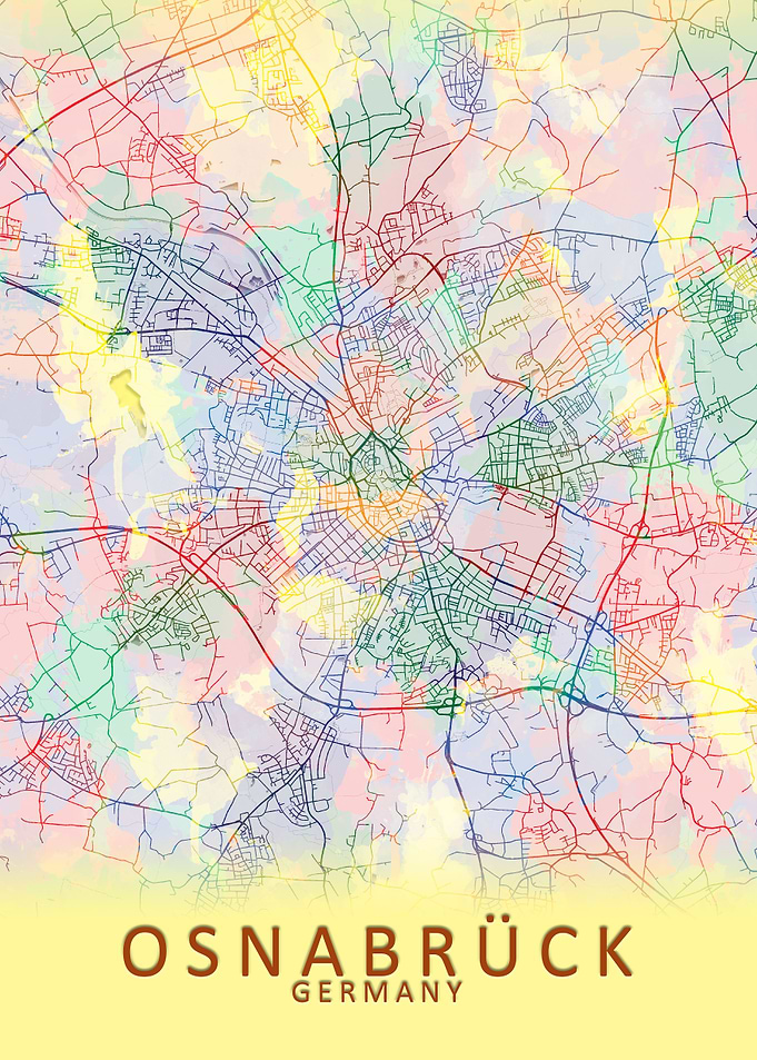 Osnabruck Germany City Map